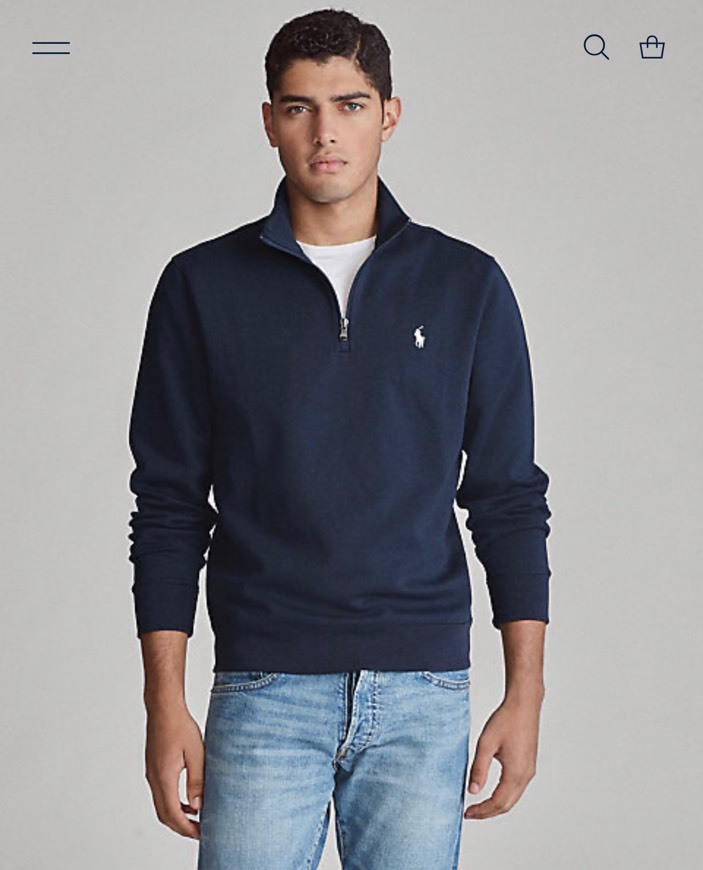 Fashion Half-zip pullover