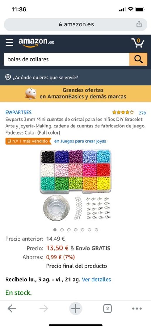 Social Bolas para collares 