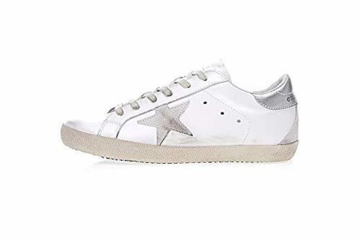 GGDB/Golden Goose Luxury Fashion Hombre/Mujer Blanco Cuero Zapatillas