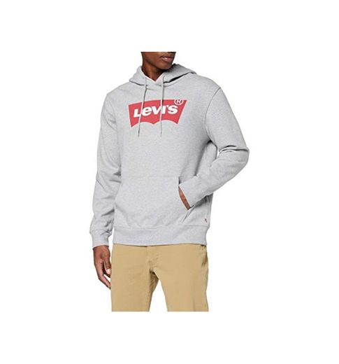 Levi's Graphic Po Hoodie- B suéter, Gris