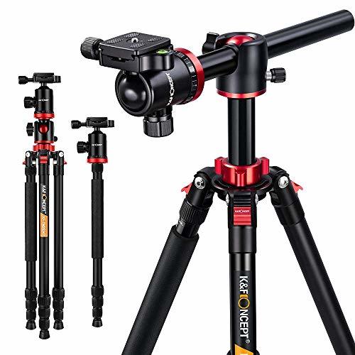 Producto K&F Concept Trípode Profesional TM2534T Trípode Extensible Monopod 4 Secciones con 360°