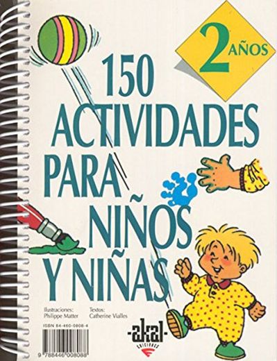 150 actividades para niños y niñas de 2 años: 12