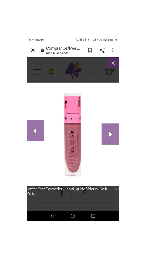 Product Jeffree Star Liquid Lipstick Doll Parts 