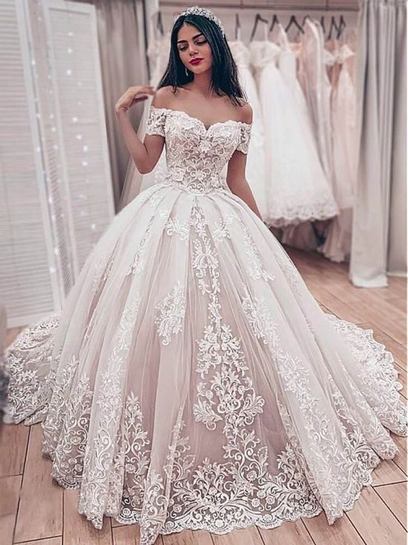 Fashion Jieruize rendas apliques vestidos de casamento de luxo querida