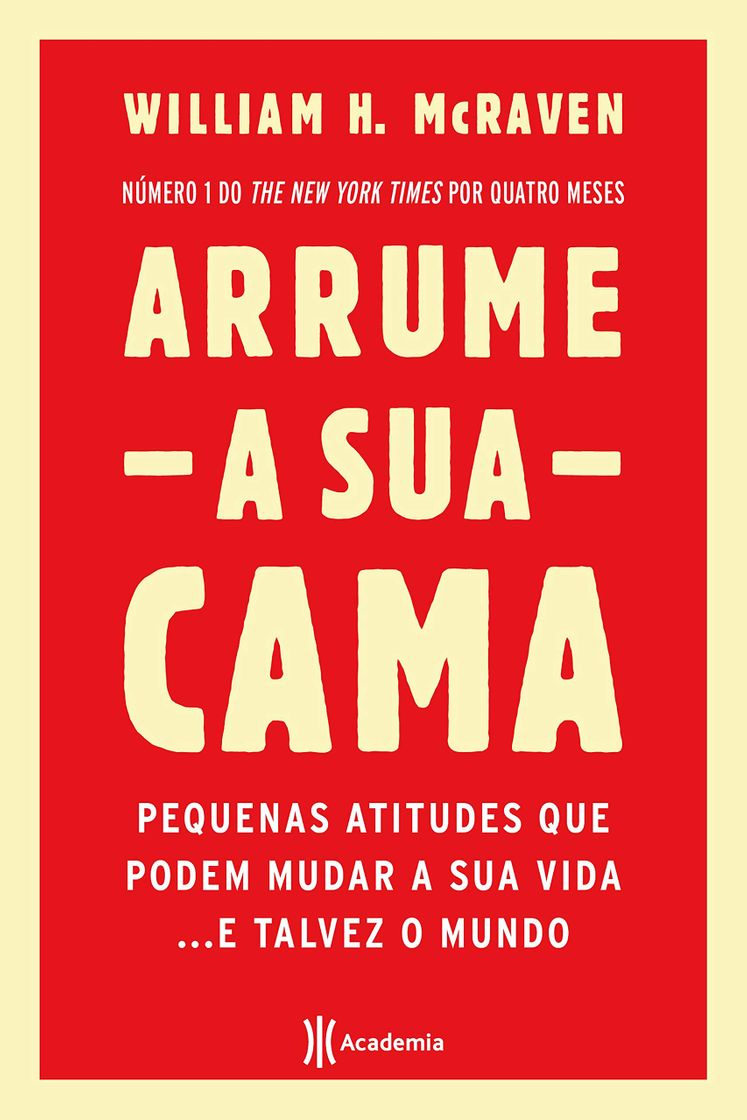 Book Arrume a Sua Cama - William H. McRaven 