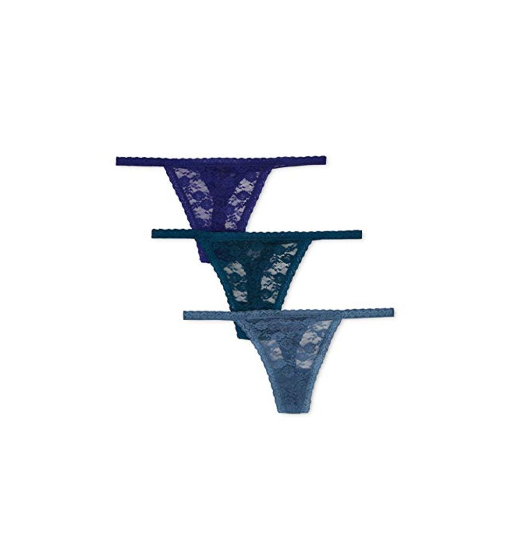 Social Marca Amazon - Iris & Lilly Tanga Mujer, Pack de 3, Multicolor