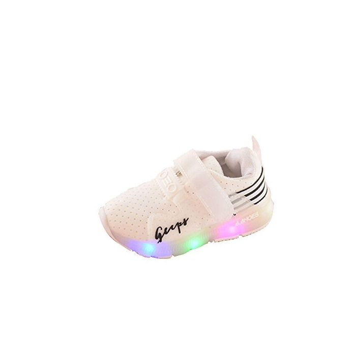 Product Calzado Niños Lentejuela de imitación Luminoso LED Suave Terciopelo Botas Zapatilla de