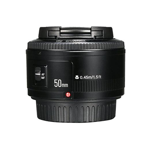 Yongnuo YN 50mm F / 1.8 AF / MF Gran Apertura Lente de Enfoque Automático para Canon EF Monte EOS Cámara LF651