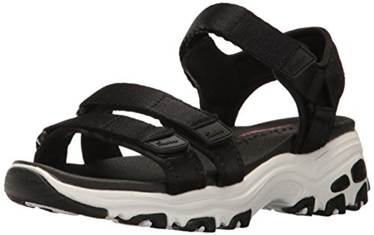 Product Skechers D'lites Mujer Sandalias Negro