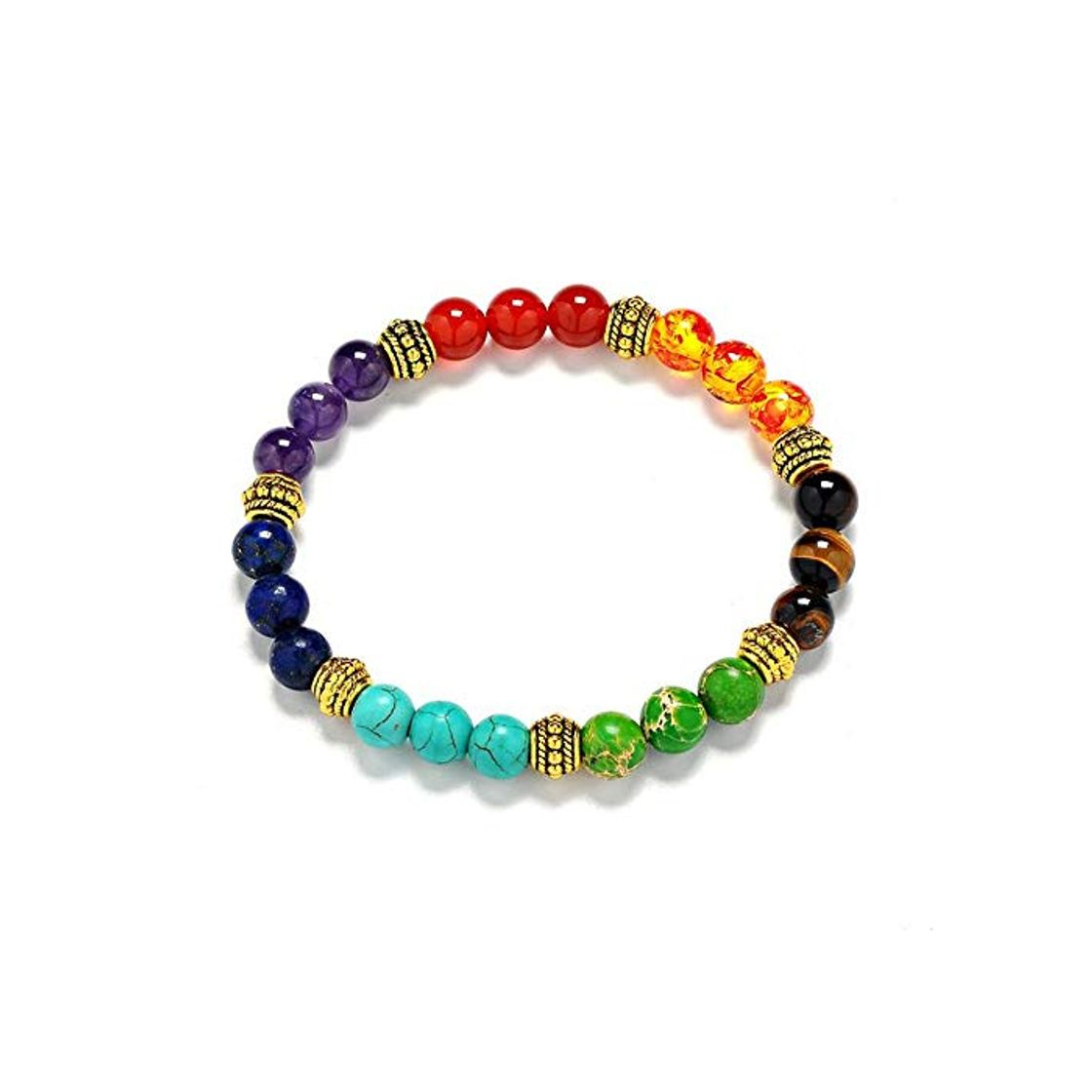 Producto AKIMO Pulsera de Triple Chakra con Caja de Regalo - Pulsera de