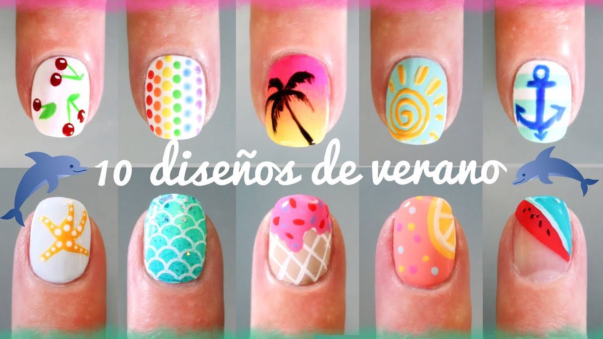 Moda 10 diseños de uñas decoradas fácil y rápido para el verano