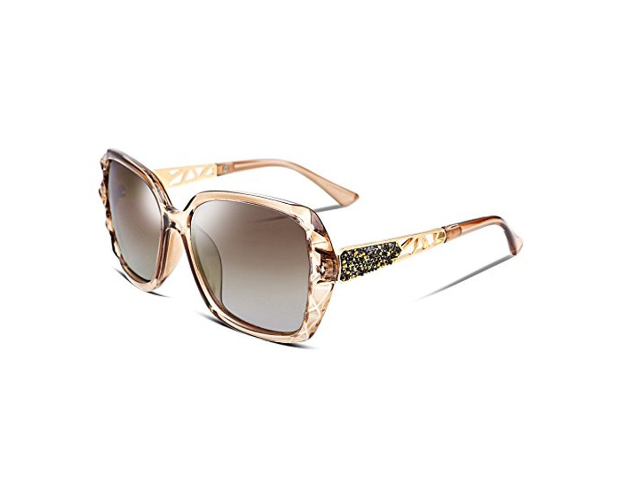 Producto FEISEDY Gafas de sol para mujer clásicas Polarizadas Marco Compuesto Espumoso B2289