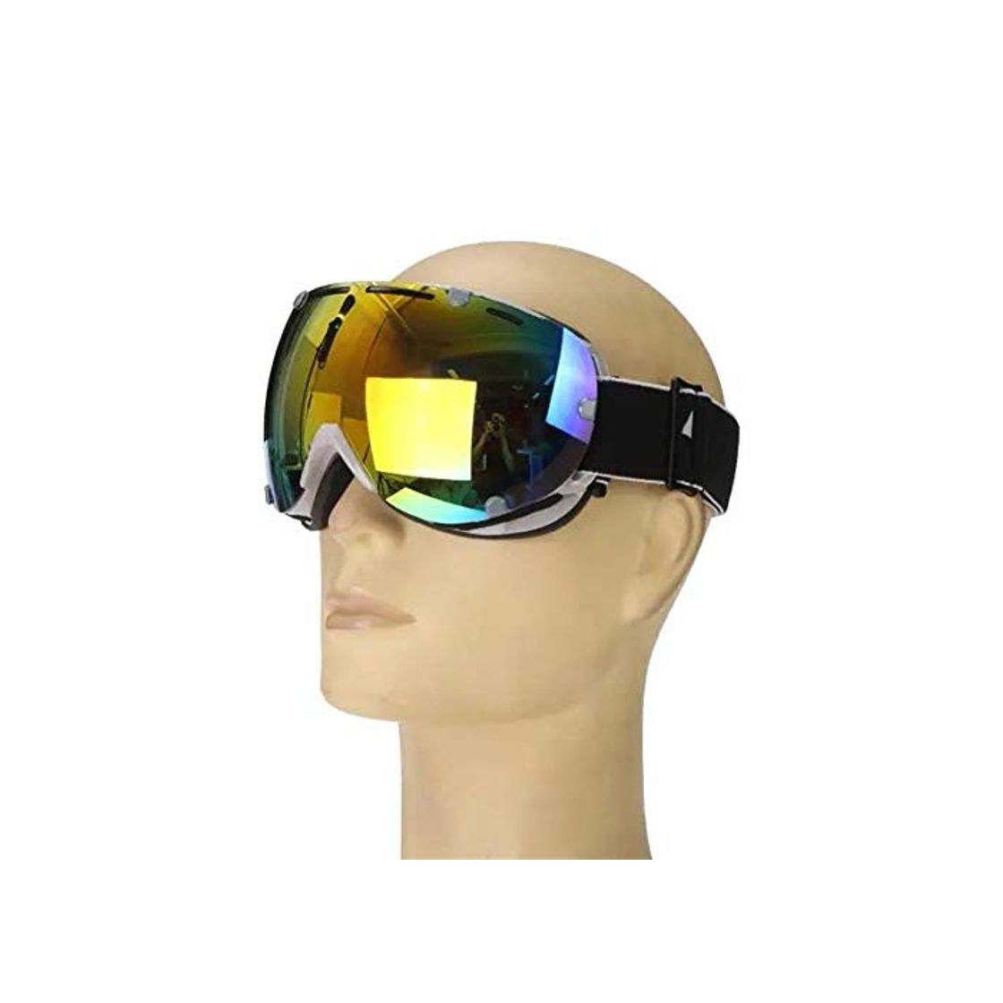 Social Dfghbn Gafas Protectoras contra la Niebla UV Lente Colorido de esquí de