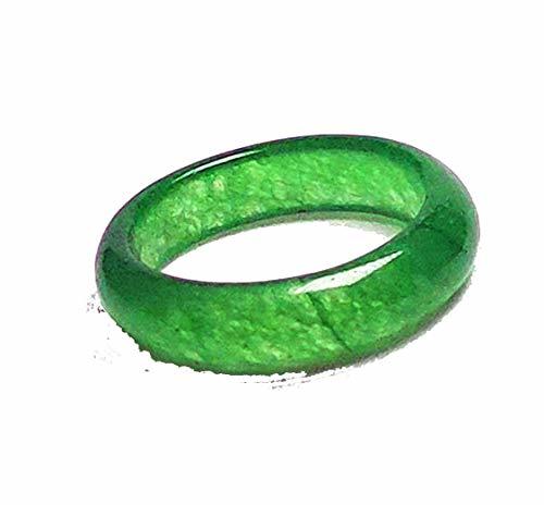 Place Chapado en oro de las mujeres para hombre natural verde Jade jadeíta