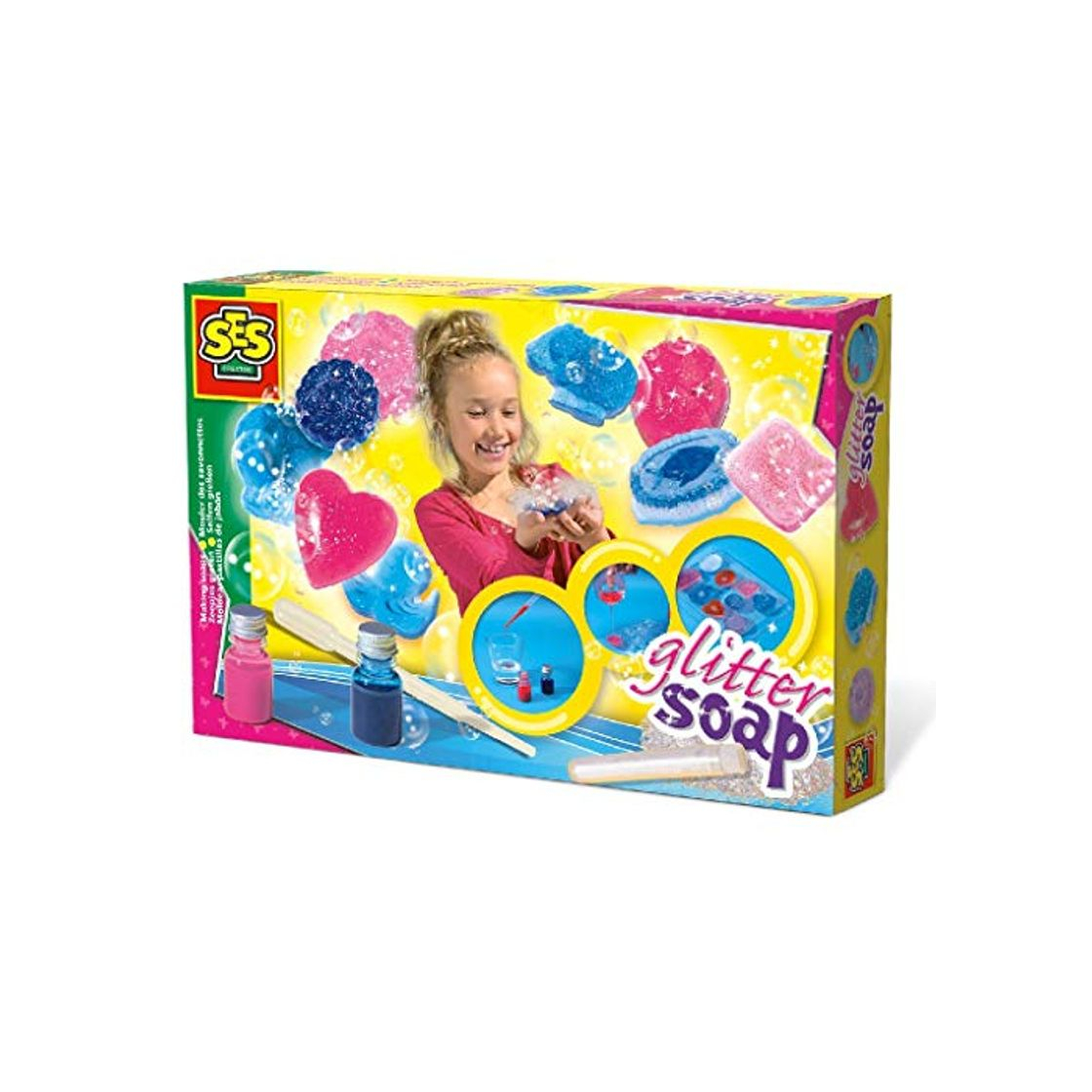 Product SES Creative Set para Hacer Tus Propios jabones para niños SES, Multicolor