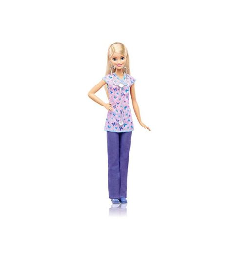 Barbie Quiero Ser enfermera, muñeca con accesorios