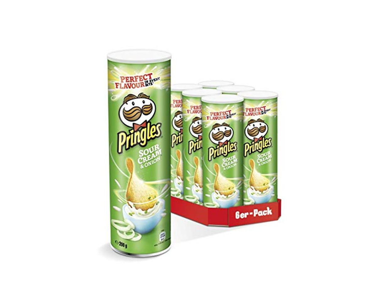 Social Pringles Sour Cream & Onion Crisps, 200g