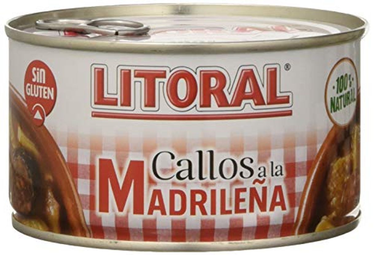 Products LITORAL Callos Madrileña - Plato Preparado Sin Gluten - Paquete de 12x380g