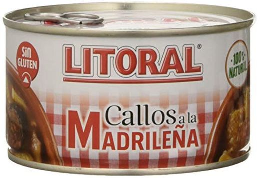 LITORAL Callos Madrileña - Plato Preparado Sin Gluten - Paquete de 12x380g