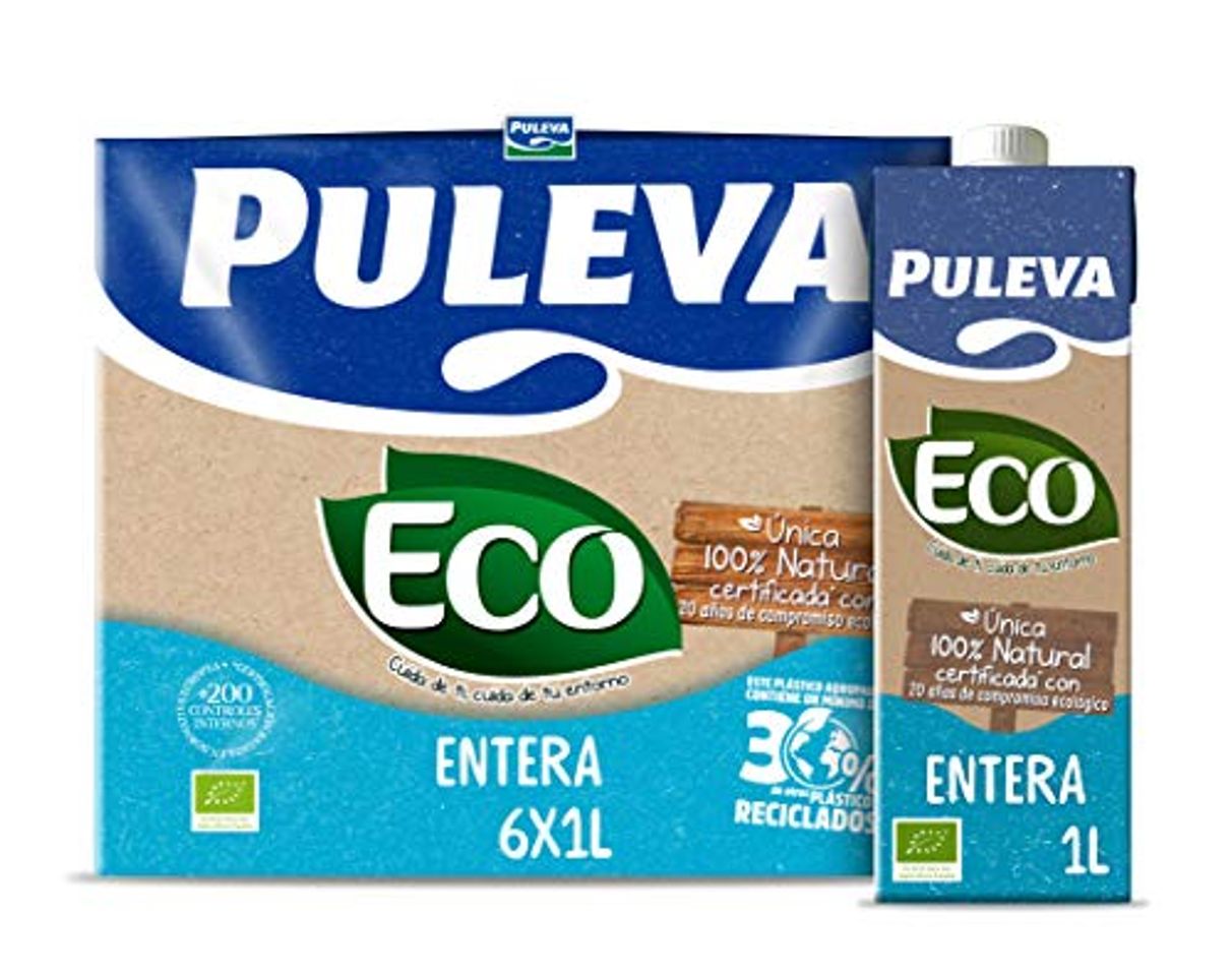 Producto Puleva Leche Ecológica Entera Bio - Pack 6 x 1 L -