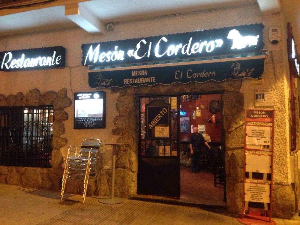 Restaurants Mesón El Cordero