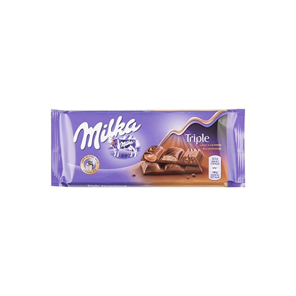 Social Milka Tableta De Chocolate Triple Caramel