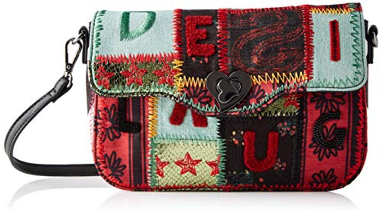 Social Desigual 19WAXABG - Bolso de hombro de Sintético Mujer 16x6x26 cm