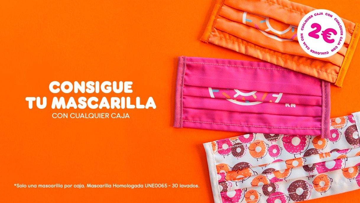 Moda Lanzamos mascarillas reutilizables ¡3 diseños a elegir! - Dunkin ...