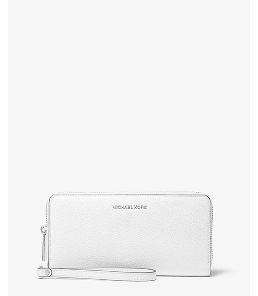 Producto Jet Set Pebbled Leather Continental Wristlet