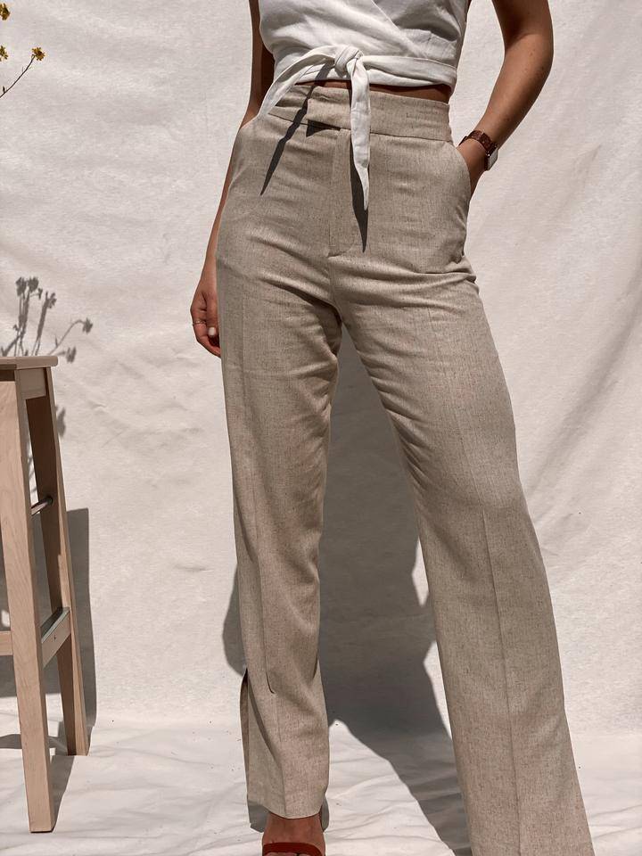 Products VALENTINA LINEN PANTS