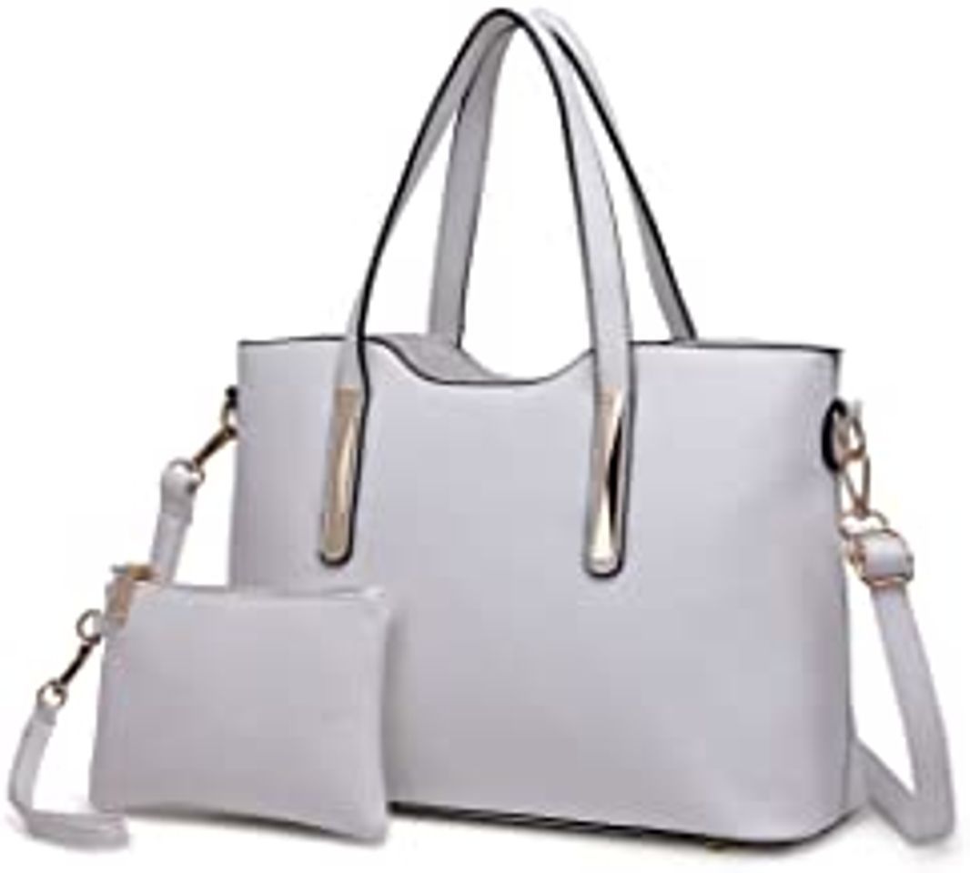 Social Miss Lulu Bolsas de Señoras Moda Cuero Pu 2 Piezas Totalizador Bolsos