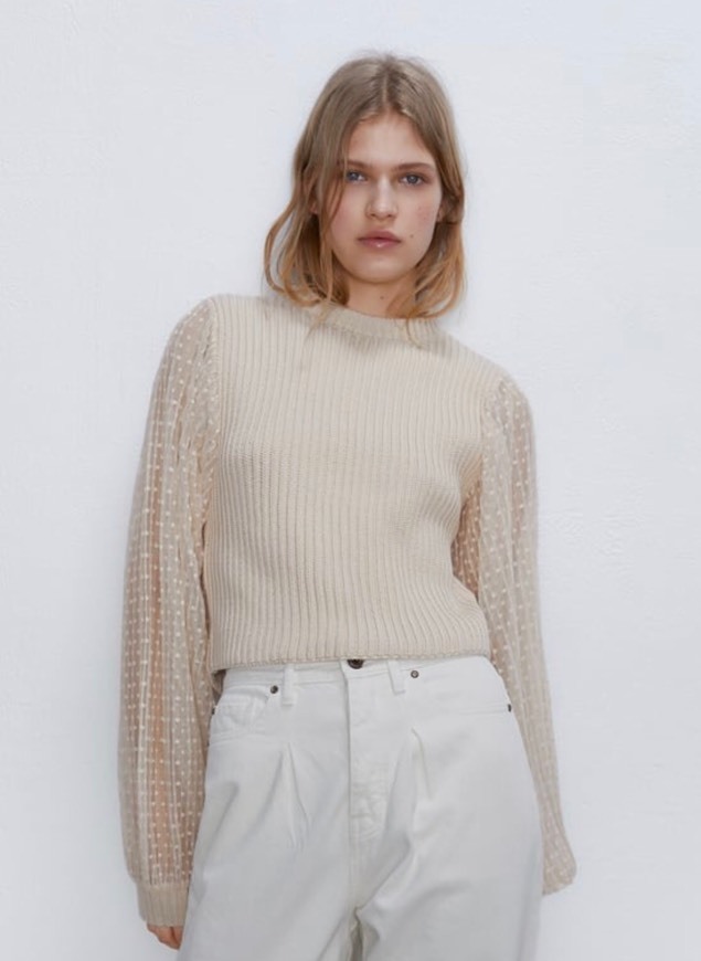 Social Sweater de malha da Zara