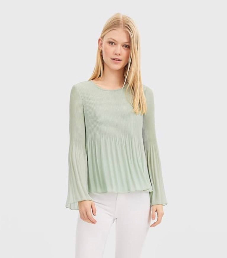 Social Blusa plissada da Stradivarius