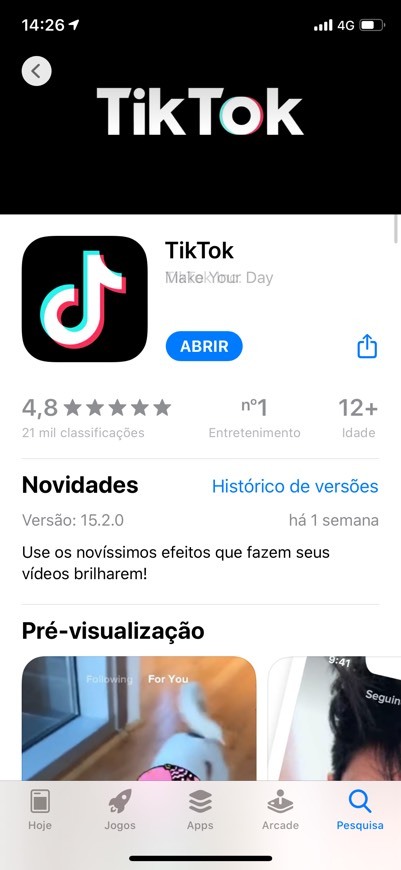 App Tik tok