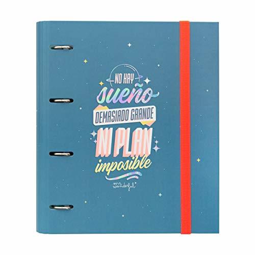 Home Mr. Wonderful Carpeta con Anillas