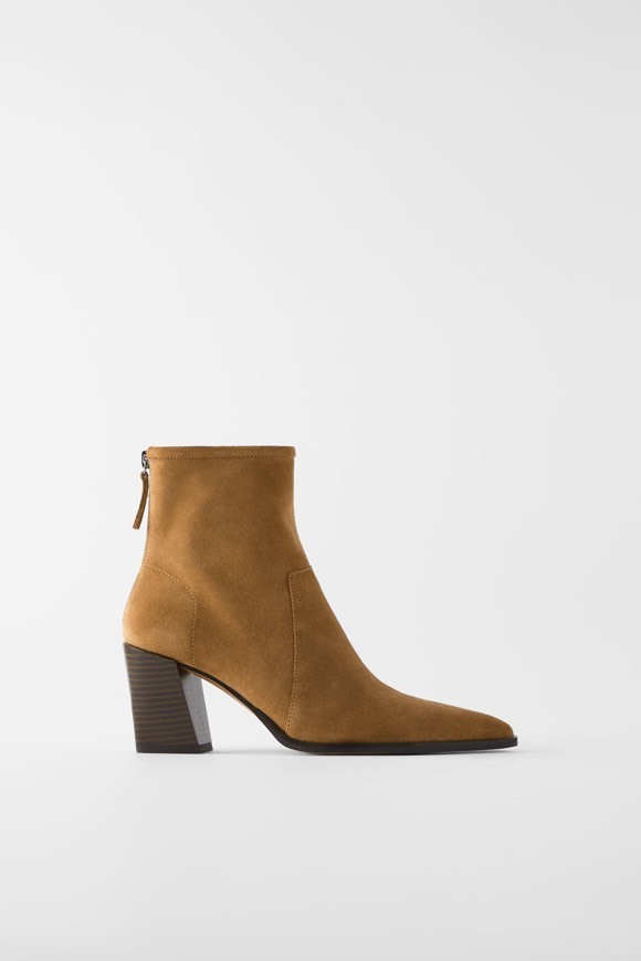 Fashion Zara Botins Castanhos 