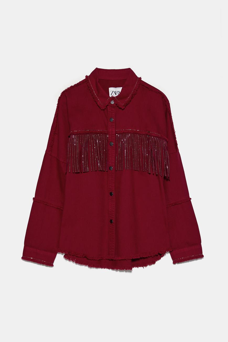 Social BLUSÃO COM FRANJAS E BRILHOS