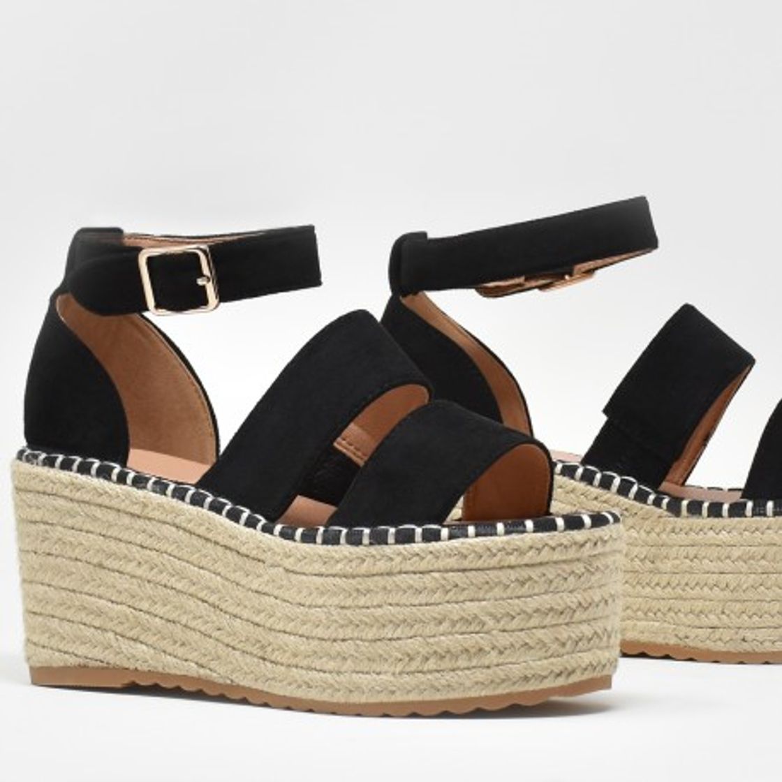 Moda Sandalias Plataforma Verona Black