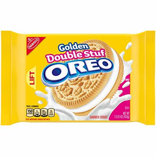 Social Oreo Golden Double Stuf Sandwich Cookie