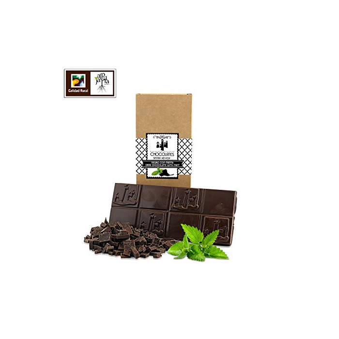 Producto Chocolate negro artesano con menta