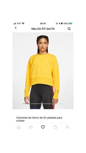 Camisola amarela Nike 