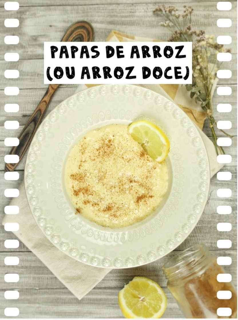 Fashion Papas de Arroz ou Arroz Doce Saudável 