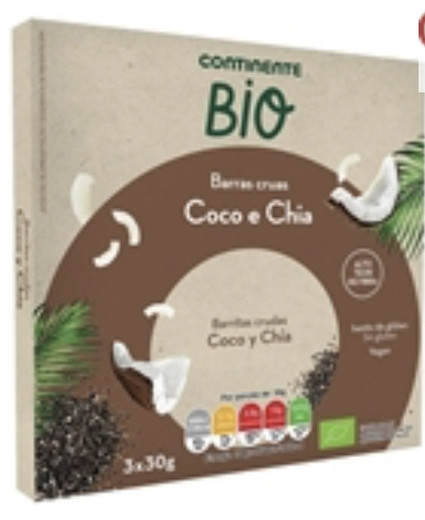 Barritas Chia e Coco 