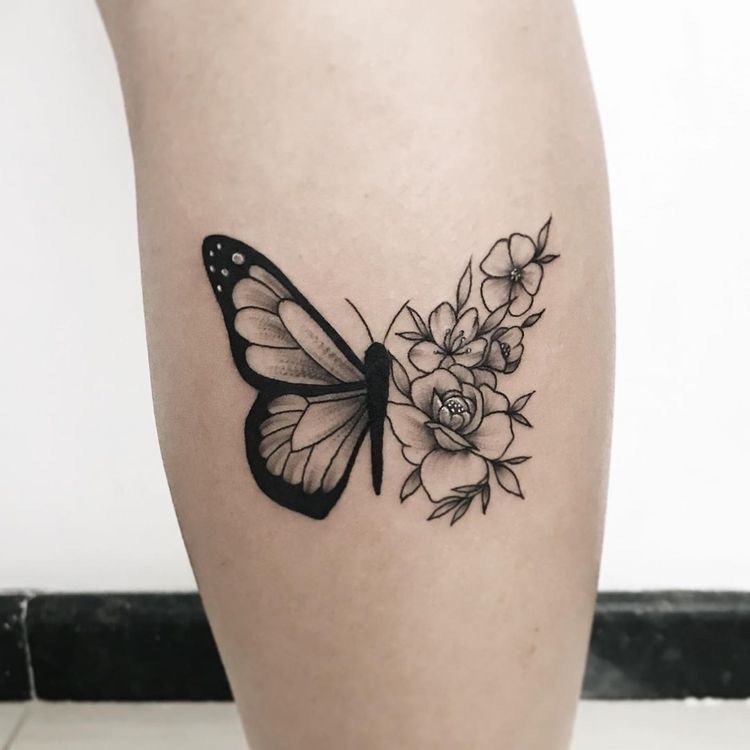 Moda Tattoo borboleta #2