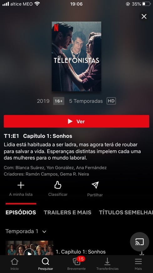 Serie Telefonistas 