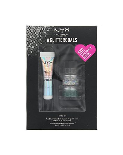 NYX Professional Makeup Glitter Kit 3 Face & Body Glitters and Primer-01