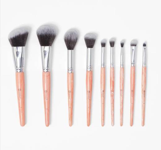 BH cosmetics Rose Quartz Brush Set
