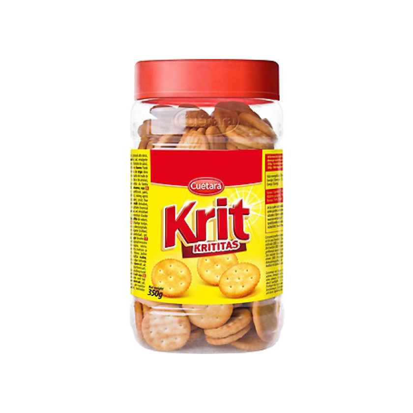 Products KRIT Krititas galletas saladas bote 350 g · CUETARA