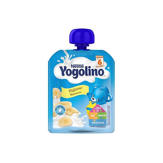 Nestlé Yogolino Postre lácteo Bolsitas con Plátano