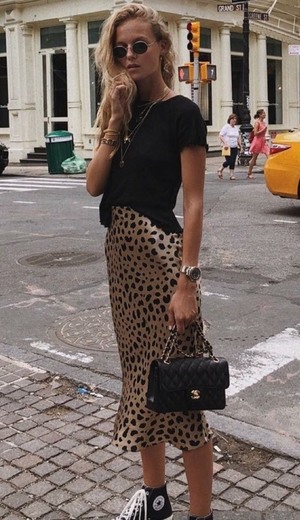 Animal print skirt🐆🐆